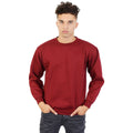 Burgundy - Back - Absolute Apparel Mens Magnum Sweat