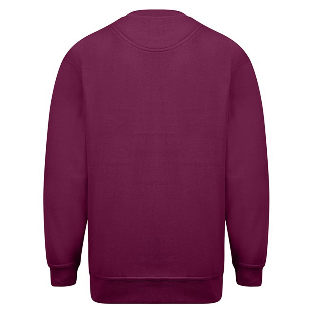Burgundy - Side - Absolute Apparel Mens Magnum Sweat