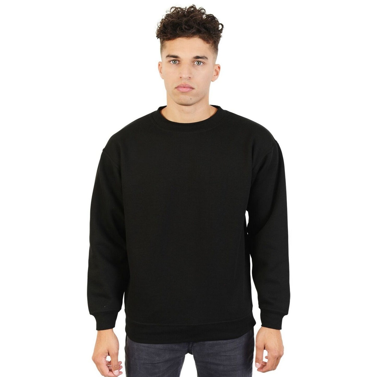 Black - Back - Absolute Apparel Mens Magnum Sweat