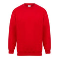 Red - Front - Absolute Apparel Mens Magnum Sweat