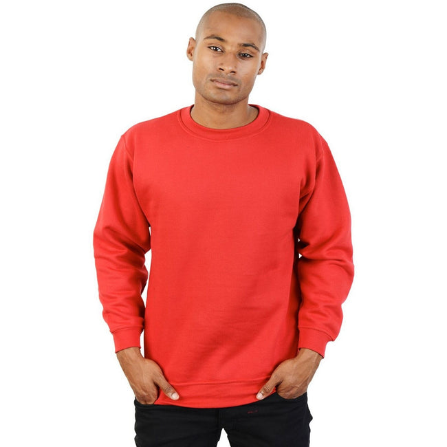 Red - Back - Absolute Apparel Mens Magnum Sweat