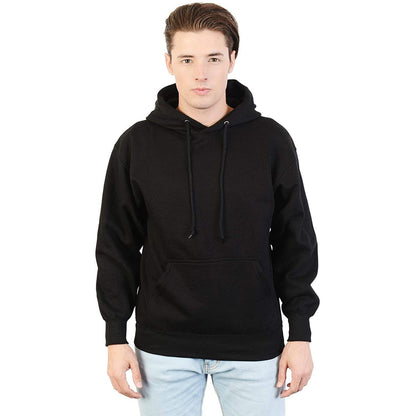 Black - Back - Absolute Apparel Mens Urban Pullover Hood