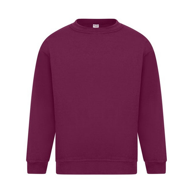 Burgundy - Front - Absolute Apparel Mens Sterling Sweat