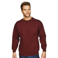 Burgundy - Back - Absolute Apparel Mens Sterling Sweat