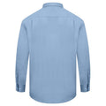 Light Blue - Lifestyle - Absolute Apparel Mens Long Sleeved Classic Poplin  Shirt