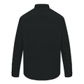 Black - Lifestyle - Absolute Apparel Mens Long Sleeved Oxford Shirt