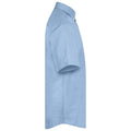 Light Blue - Lifestyle - Absolute Apparel Mens Short Sleeved Oxford Shirt