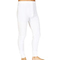 White - Back - Absolute Apparel Mens Thermal Long Johns