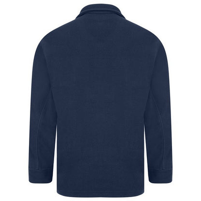 Navy - Side - Absolute Apparel Mens Alaska Full Zip Fleece