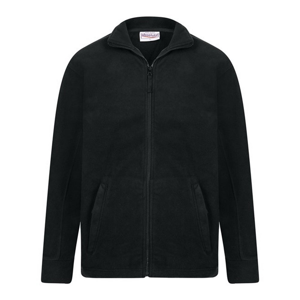 Black Opal - Front - Absolute Apparel Mens Alaska Full Zip Fleece