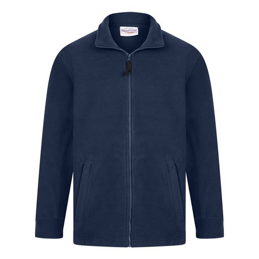 Navy - Front - Absolute Apparel Mens Alaska Full Zip Fleece