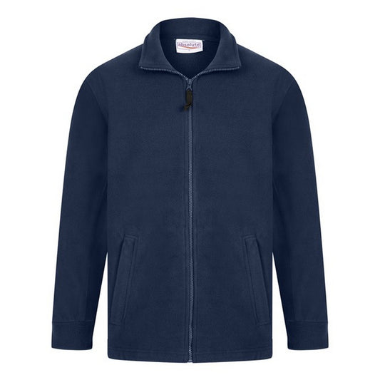 Navy - Front - Absolute Apparel Mens Alaska Full Zip Fleece