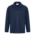 Navy - Front - Absolute Apparel Mens Alaska Full Zip Fleece