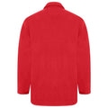 Red - Side - Absolute Apparel Heritage Full Zip Fleece