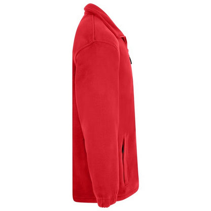Red - Lifestyle - Absolute Apparel Heritage Full Zip Fleece