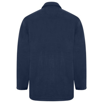 Navy - Side - Absolute Apparel Heritage Full Zip Fleece