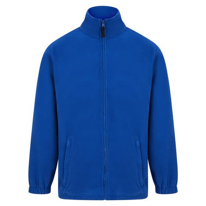 Royal - Front - Absolute Apparel Heritage Full Zip Fleece