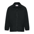 Black Opal - Front - Absolute Apparel Heritage Full Zip Fleece