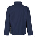 Navy - Back - Absolute Apparel Mens Classic Softshell