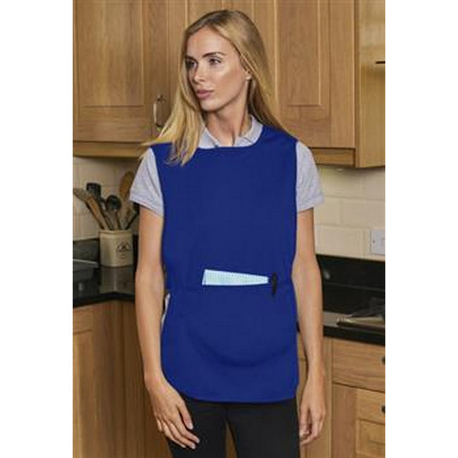 Royal - Back - Absolute Apparel Adults Workwear Tabard With Pocket