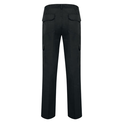 Black - Back - Absolute Apparel Mens Combat Workwear Trouser