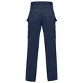 Navy - Side - Absolute Apparel Mens Workwear Utility Cargo Trouser