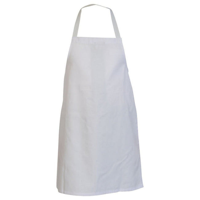 White - Front - Absolute Apparel Adults Workwear Full Length Apron