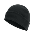 Black - Front - Absolute Apparel Knitted Turn Up Ski Hat