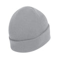 Sport Grey - Back - Absolute Apparel Knitted Turn Up Ski Hat