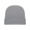 Sport Grey - Side - Absolute Apparel Knitted Turn Up Ski Hat