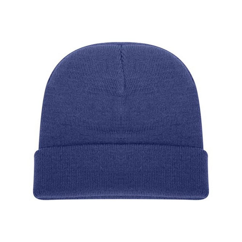 Royal - Side - Absolute Apparel Knitted Turn Up Ski Hat