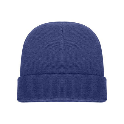 Royal - Side - Absolute Apparel Knitted Turn Up Ski Hat