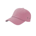 Pink - Front - Atlantis Action 6 Panel Chino Baseball Cap