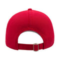 Red - Side - Atlantis Action 6 Panel Chino Baseball Cap