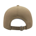 Khaki - Side - Atlantis Action 6 Panel Chino Baseball Cap