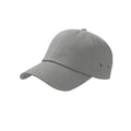 Grey - Front - Atlantis Action 6 Panel Chino Baseball Cap