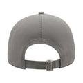 Grey - Side - Atlantis Action 6 Panel Chino Baseball Cap