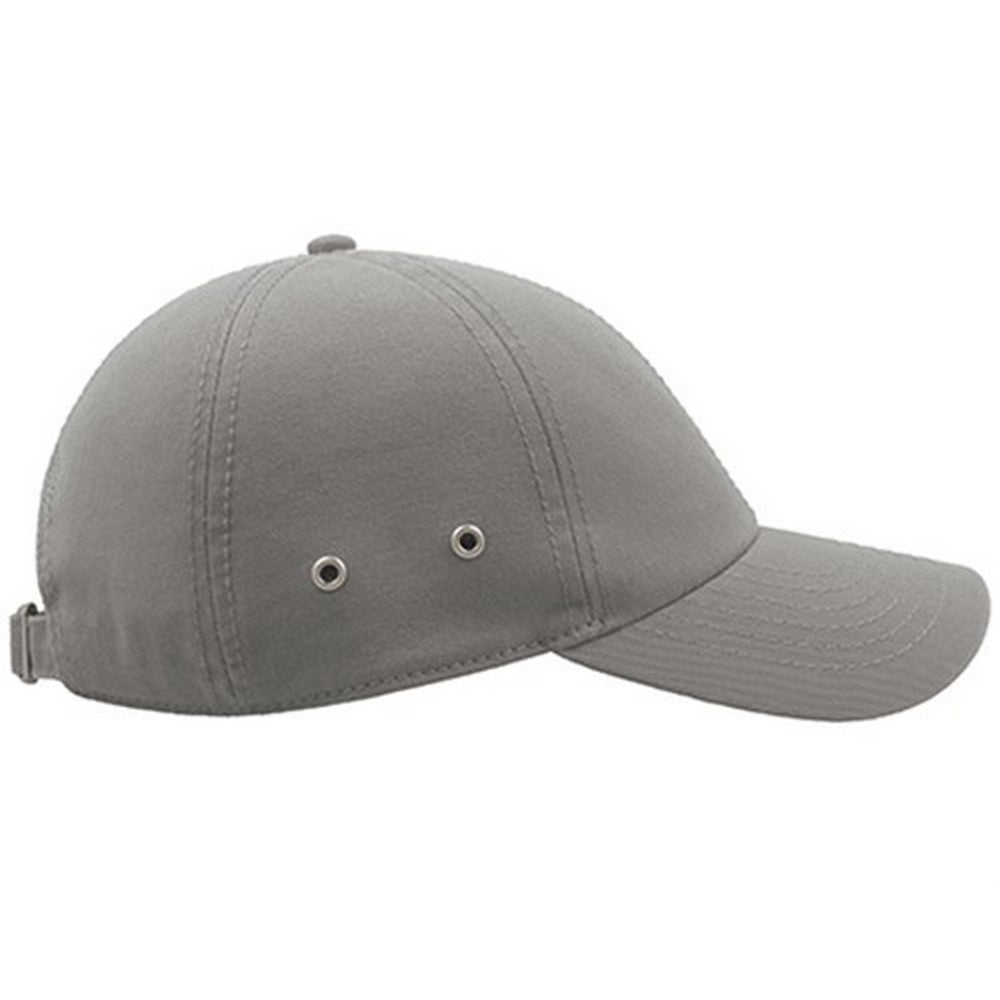 Grey - Lifestyle - Atlantis Action 6 Panel Chino Baseball Cap