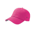 Fuchsia - Front - Atlantis Action 6 Panel Chino Baseball Cap