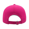 Fuchsia - Side - Atlantis Action 6 Panel Chino Baseball Cap