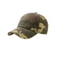 Camouflage - Front - Atlantis Action 6 Panel Chino Baseball Cap