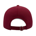 Burgundy - Side - Atlantis Action 6 Panel Chino Baseball Cap