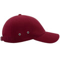 Burgundy - Lifestyle - Atlantis Action 6 Panel Chino Baseball Cap