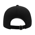 Black - Side - Atlantis Action 6 Panel Chino Baseball Cap