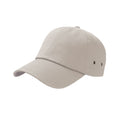 Stone - Front - Atlantis Action 6 Panel Chino Baseball Cap