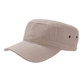 Khaki - Front - Atlantis Army Military Cap