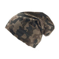 Camouflage - Front - Atlantis Brooklin Raw Edge Jersey Beanie