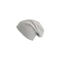 Grey - Back - Atlantis Brooklin Raw Edge Jersey Beanie