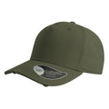 Olive - Front - Atlantis Cargo Weathered Visor 5 Panel Cap