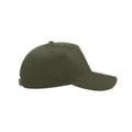 Olive - Side - Atlantis Cargo Weathered Visor 5 Panel Cap